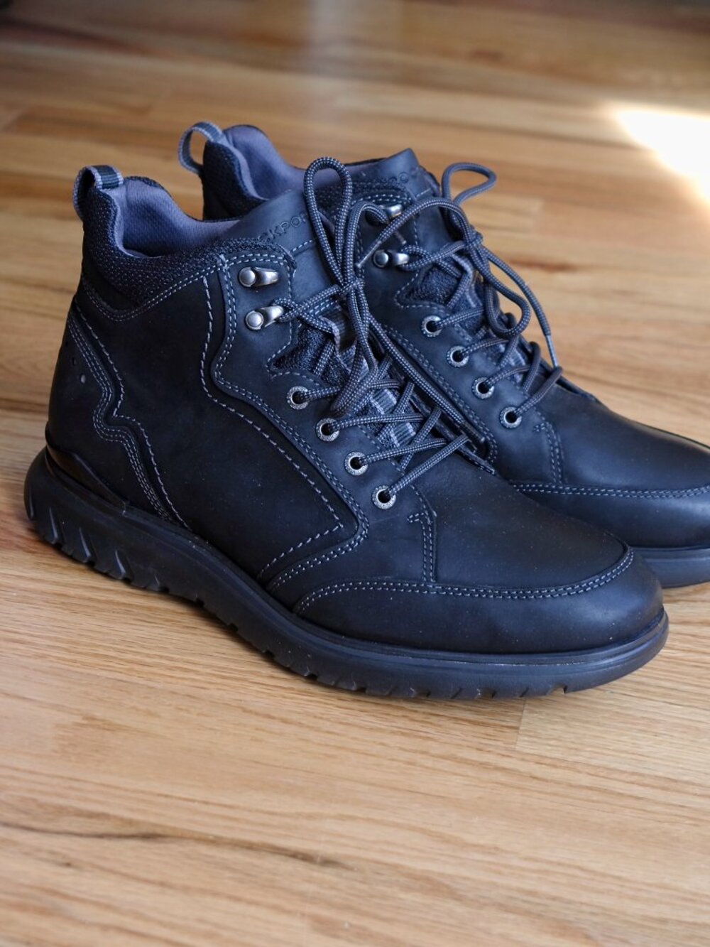 Rockport NEW Total Motion Sport Waterproof truTECH Men's Boots CI6327 Black 9.5M